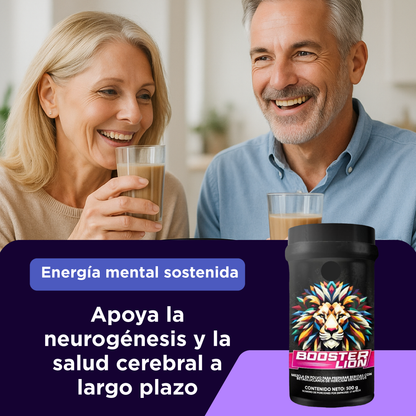 Lion Booster: Claridad y enfoque, sin cafeína.